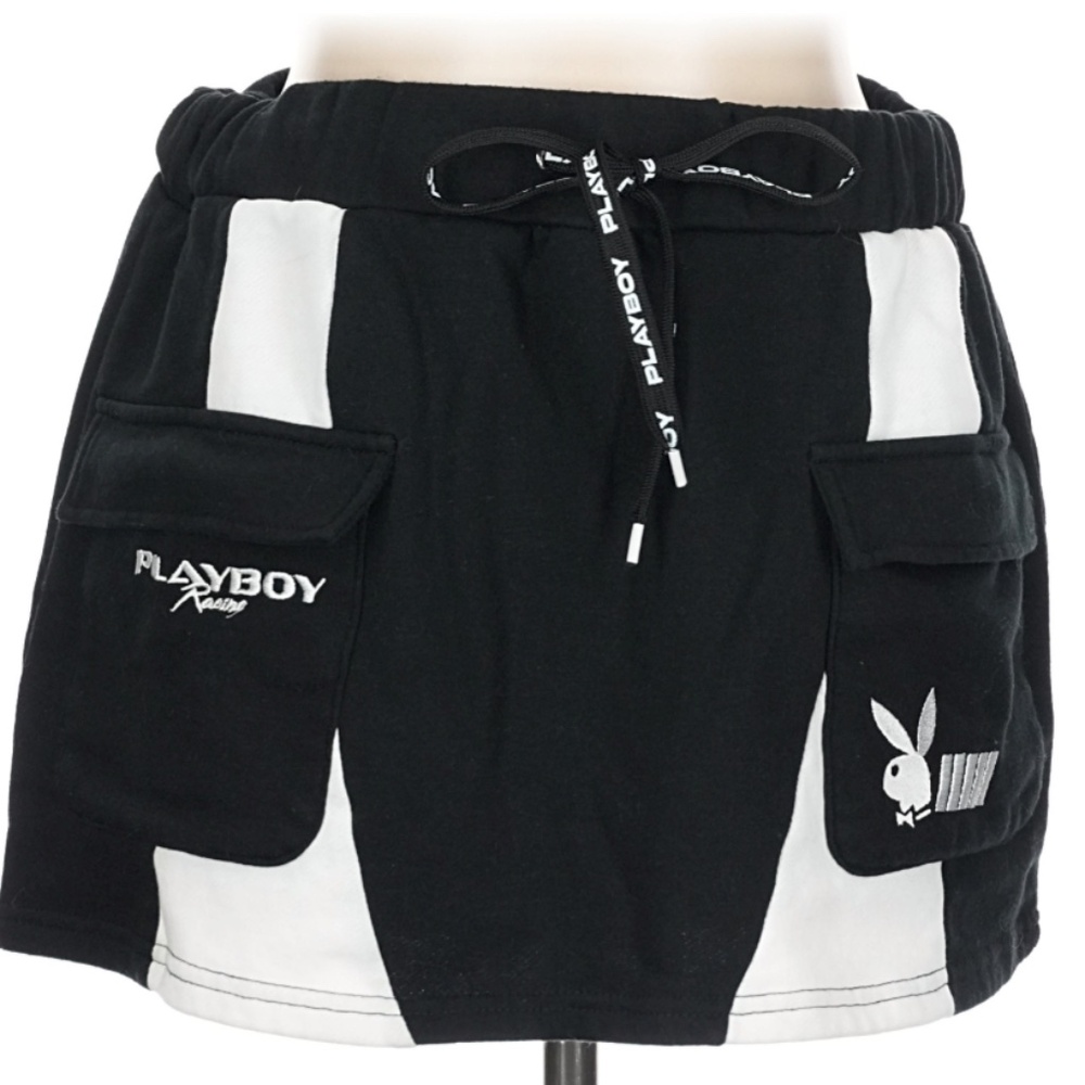 PLAYBOY Skirt- black & white - Excellent Condition!!